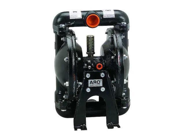 ARO 666150-3EB-C Double Diaphragm Pump, Aluminum, Air Operated, Santoprene, 90