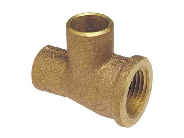 Nibco 714RR Cast Bronze Solder Pressure Copper Tee, 1' x 3/4' x 1'