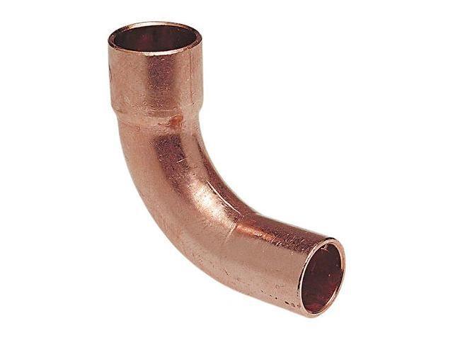 NIBCO 60722LT 3/8 3/8' NOM FTG Copper 90 Degree Long Radius Elbow