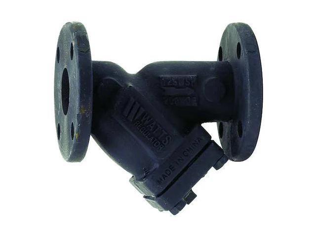 MUELLER STEAM SPECIALTY 3 758 N Iron Body Y Strainer, 3' Pipe, Flanged, Cast