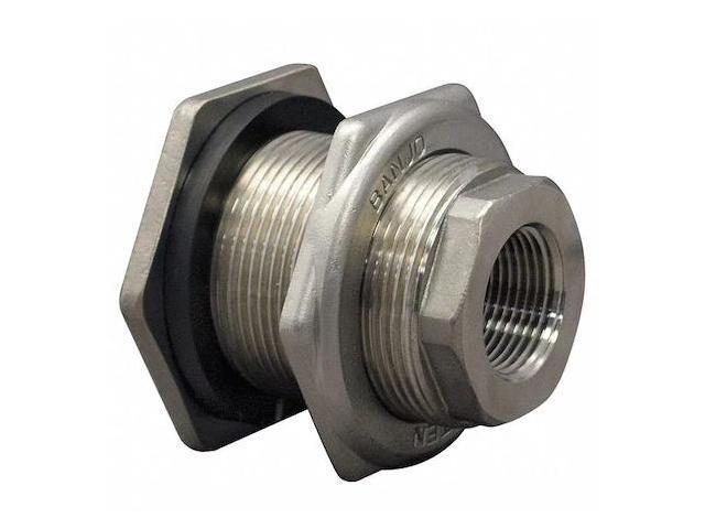 BANJO TF150SS 1-1/2' FNPT 316 SS Bulkhead Tank Fitting