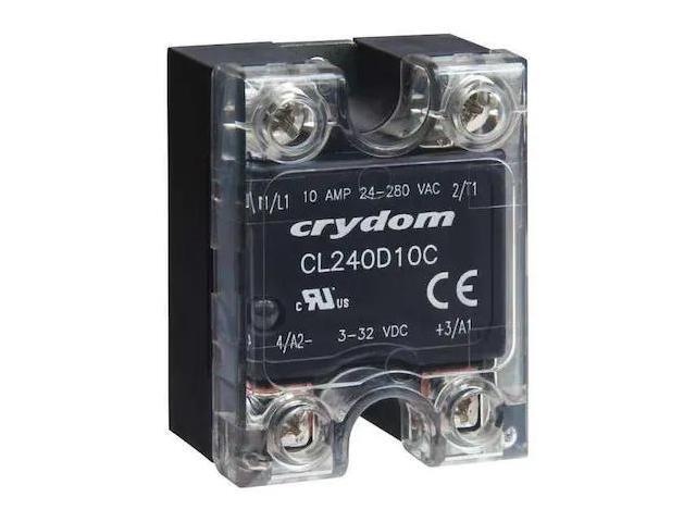 CRYDOM CL240A10RC Solid State Relay, 1 Phase, Screw Clamp, Panel, Triac