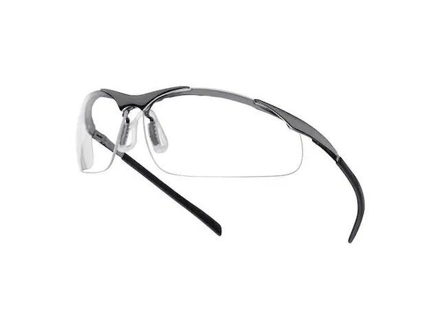 BOLLE SAFETY 40049 Contour Metal, Safety Glasses Anti-Fog, Anti-Static &