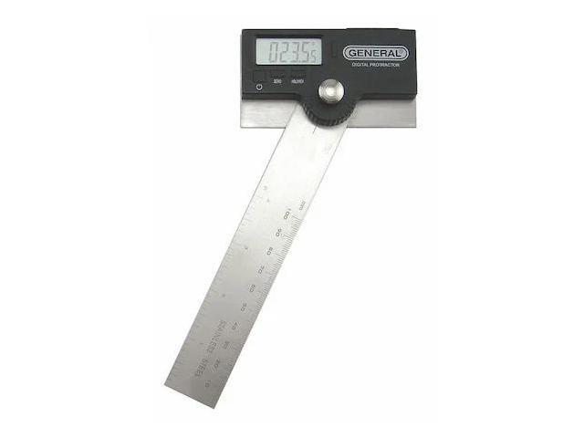 GENERAL TOOLS 1702 Digital Protractor,SS,6 In,0 to 180 deg