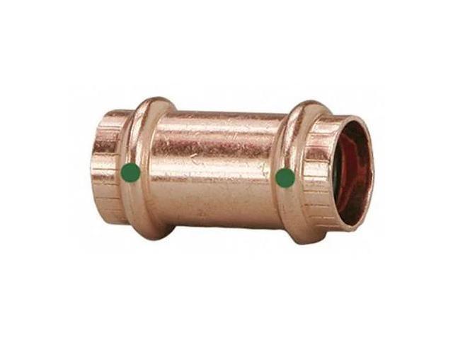 Viega ProPress 2915.3 Copper Slip Coupling Without Stop, 3/4'