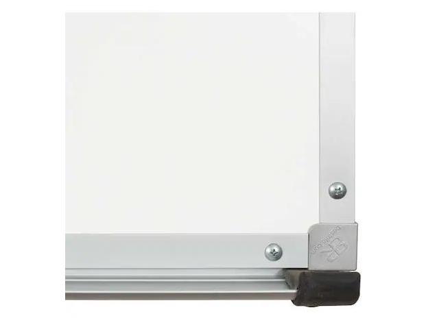 BEST-RITE 2R2AG Replacement Panel, Porcelain, 48 in, 72 in, Aluminum Frame,