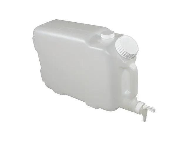 ZORO SELECT 7572-90-LA004 Carboy, 9.46 L Capacity - mL, 2.5 gal Capacity - oz,