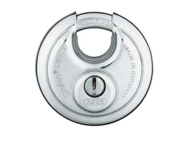 ABUS 26/70 KD Padlock, Keyed Different, Partially Hidden Shackle, Disc
