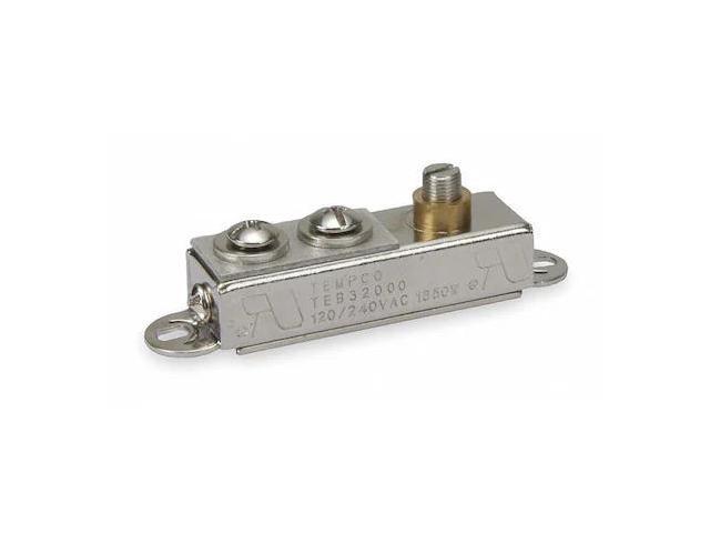 TEMPCO TEB34004 Process Thermostat, Open on Rise, Fixed 500 Degrees F, 120/240V