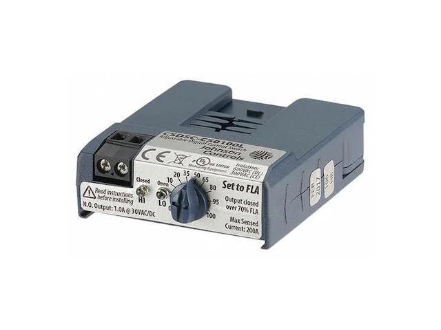 JOHNSON CONTROLS CSDSC-C50100L1 Current Sensing Relay,Split Core,24VAC