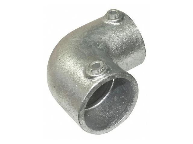 ZORO SELECT 30LW93 Structural Pipe Fitting, Elbow, Cast Iron, 0.75 in Pipe