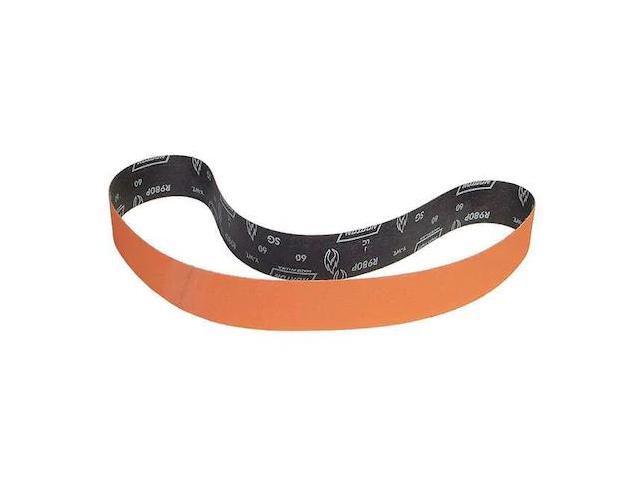 NORTON ABRASIVES 69957345631 Sanding Belt, 1 1/2 in W, 60 in L, Coated,