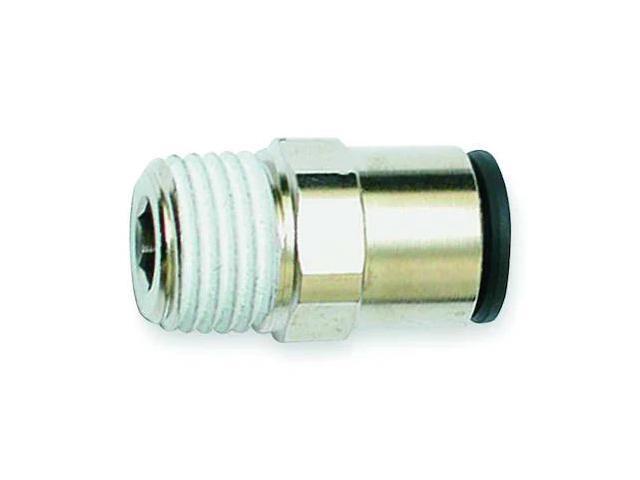 LEGRIS 3175 16 21 Push-Fit Adapter Fitting, 16mm Tube Size, Brass, Silver