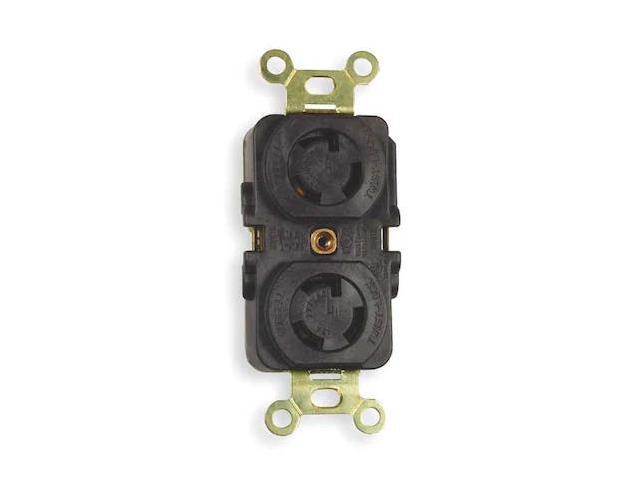 HUBBELL WIRING DEVICE-KELLEMS HBL4750 Locking Receptacle, L7-15R, 15 A, 277V
