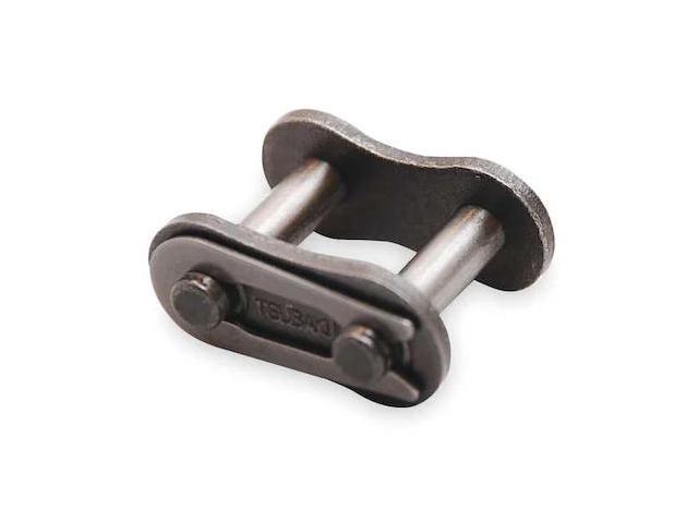 TSUBAKI RS12BCL Connecting Link,Steel,Riv,61/64 in,PK5