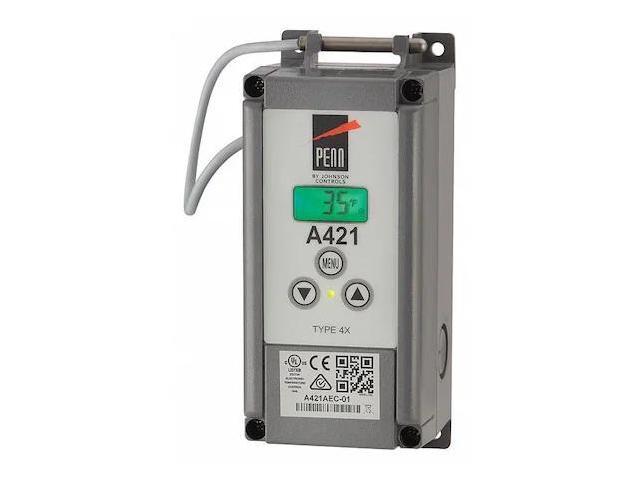 JOHNSON CONTROLS A421AEC-01C Temperature Control, Close on Rise, Open on Rise,