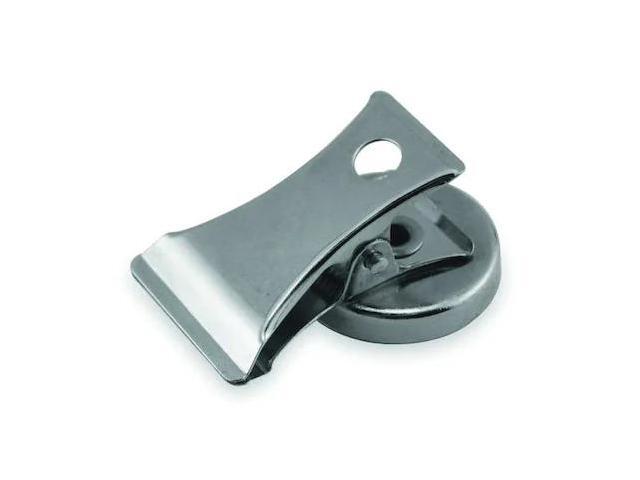 ZORO SELECT 3DXY5 Magnetic Clip,Chrome Plated,1' W,PK2