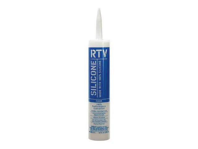WHITE LIGHTNING WL099110C Silicone Sealant, 10 oz, Tube, Clear