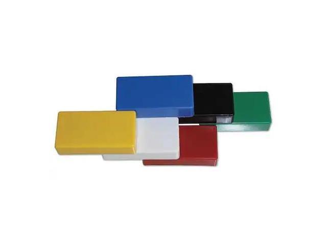 MAGNA VISUAL CM-11M Ceramic Magnets,Rectangle,Assorted,PK6