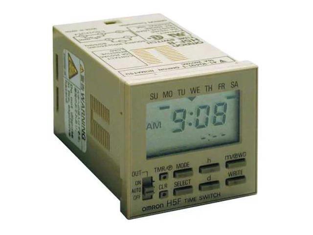 OMRON H5F-B Electronic Timer,7 Days,SPST-NO