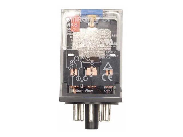 OMRON MKS3PIN5DC24 Plug-In, General Purpose Relay, Octal, 10 A, 11 Pins, Plug-in