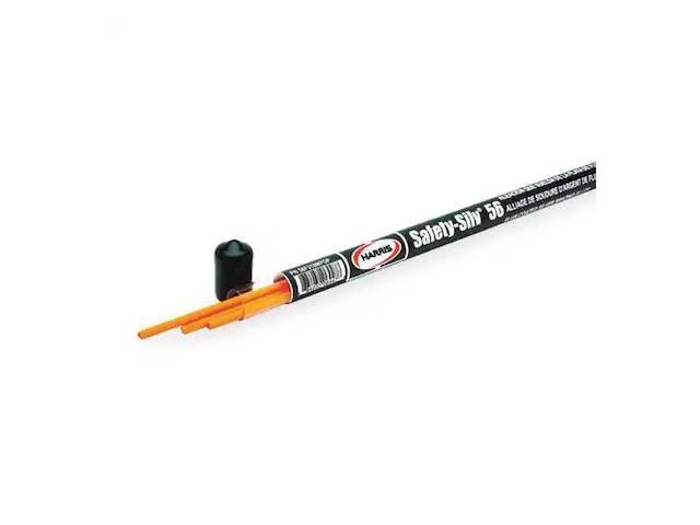 HARRIS 56F318MPOP Brazing Rod, Flux, 1/16x18, 1145-1205 F, PK3