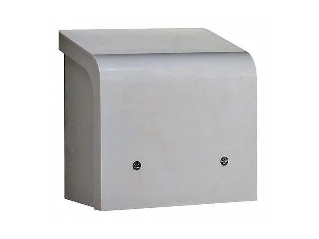 RELIANCE CONTROLS PBN50 Non-Metallic Power Inlet Box,Amps 50