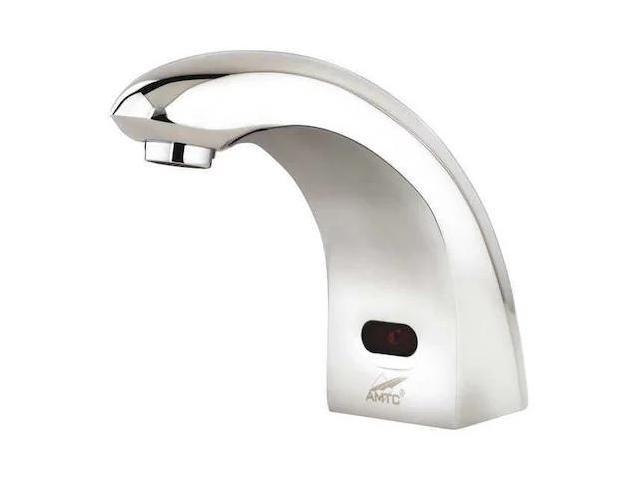 AMTC VALVE AEF-300 Sensor Single Hole Mount, 1 Hole Mid Arc Bathroom Faucet