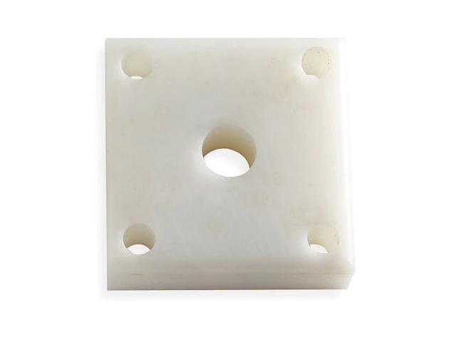 DAYTON 1F560 1F560 UHMW-PE Flange Mount Bearing, Solid Rigid (4 Bolt)