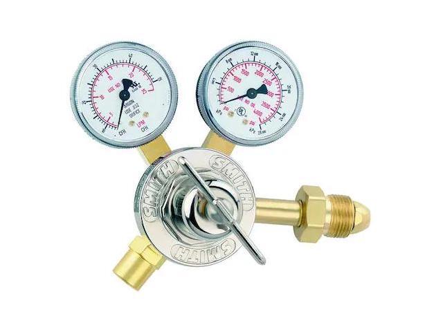 SMITH EQUIPMENT 31-50-580 Flow Gauge Regulator, Argon, Single Stage, 0.965'-14
