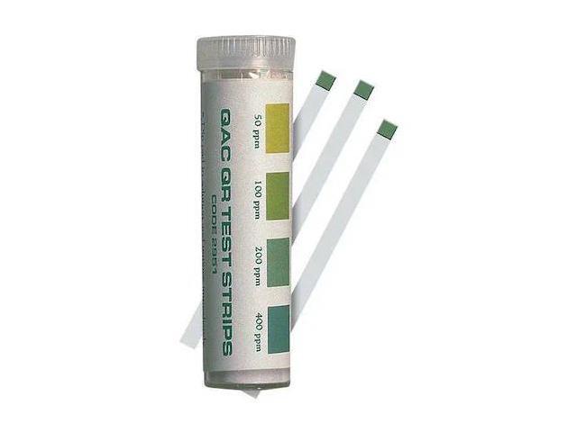 LAMOTTE 2951 Test Strips,QAC,50 to 400 PPM,PK100