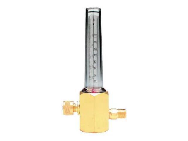 MILLER ELECTRIC H2230A Flowmeter, Argon, Carbon Dioxide, Helium, Single Stage,