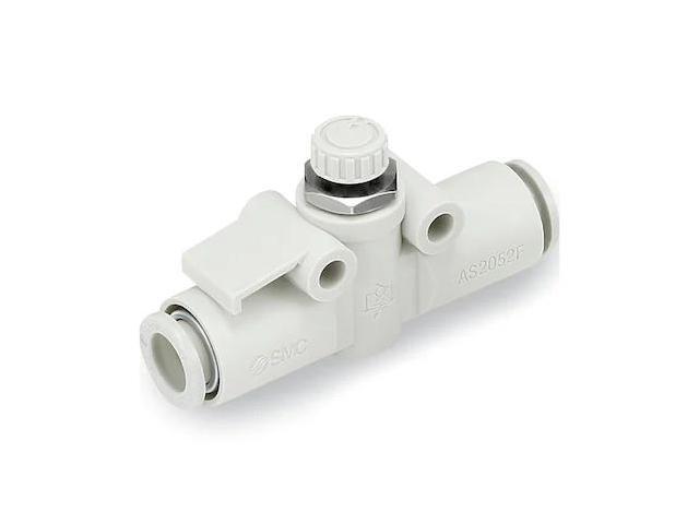 SMC AS2052F-08 Speed Control Valve,8mm Tube,1/4 In