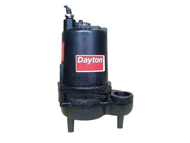 DAYTON 4HU81 1/2 HP 2' Manual Submersible Sewage Pump 230V