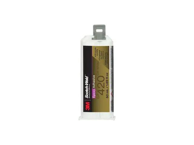 3M DP420 Epoxy Adhesive, DP420 Series, Off-White, Dual-Cartridge, 2:01 Mix