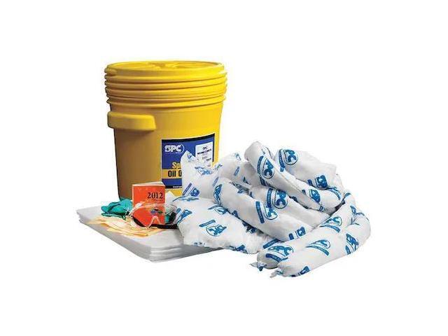 BRADY SPC ABSORBENTS SKO-20 Spill Kit, Oil-Based Liquids, Yellow