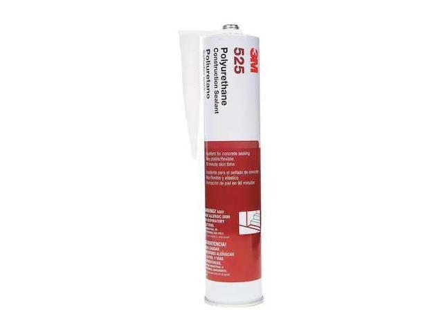 3M 525 Polyurethane Sealant, 10 oz, Cartridge, Gray, Polyurethane Base, 525