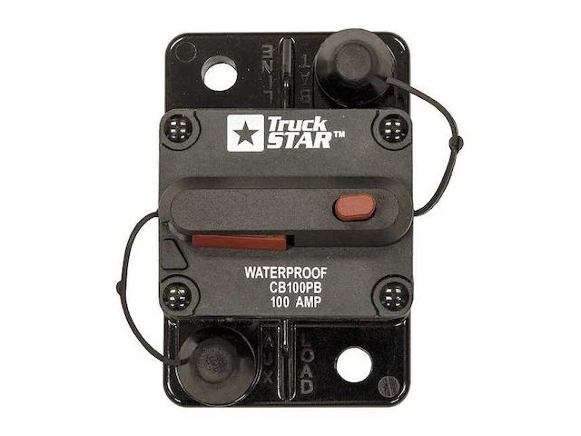 BUYERS PRODUCTS CB100PB Automotive Circuit Breaker, CB Series, 100 A