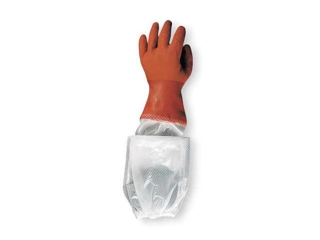 SHOWA 640XL-10 25' Chemical Resistant Gloves with Vinyl Sleeve, PVC, XL, 1 PR