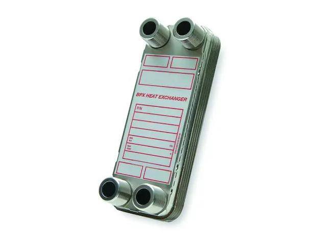 BELL & GOSSETT BP400-40-LCA Heat Exchanger,40 Plates,0.0076 Gal/Chnl