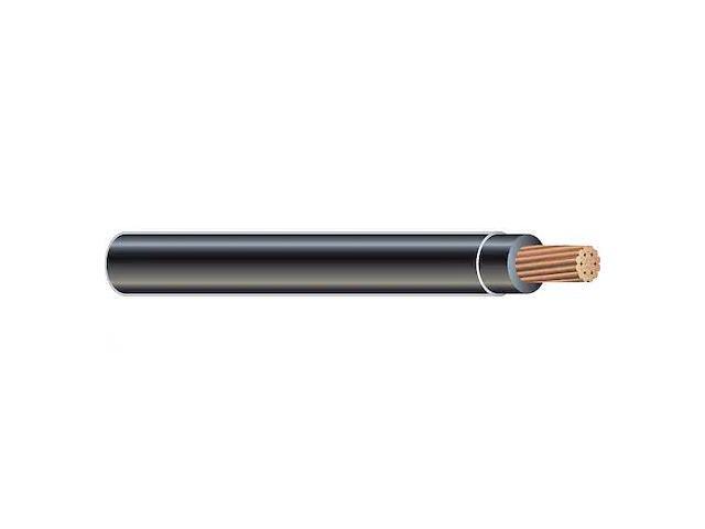 SOUTHWIRE 22955901 THHN Building Wire, Copper, 14 AWG, 1C, Black, Stranded, 500