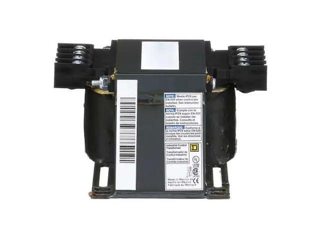 SQUARE D 9070T250D3 Control Transformer, 250 VA, Not Rated, 120V AC, 208V AC