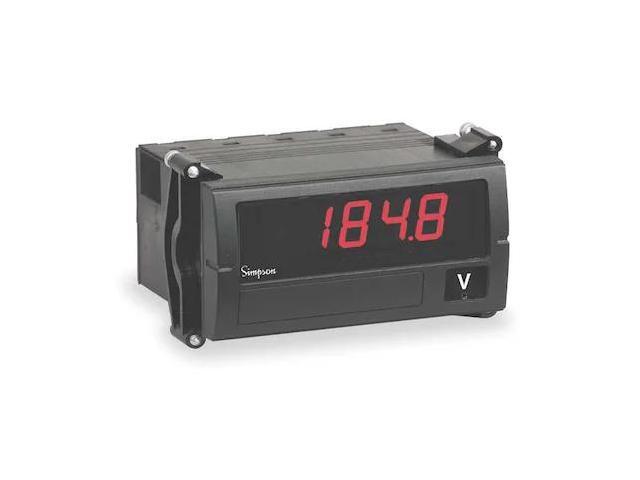 SIMPSON ELECTRIC F35-1-11-0 Digital Panel Meter,DC Voltage