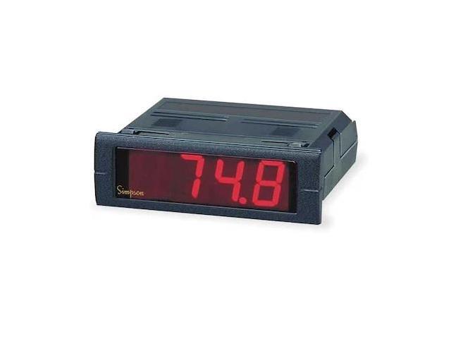 SIMPSON ELECTRIC M240-0-91-0-F Digital Panel Meter,Temperature
