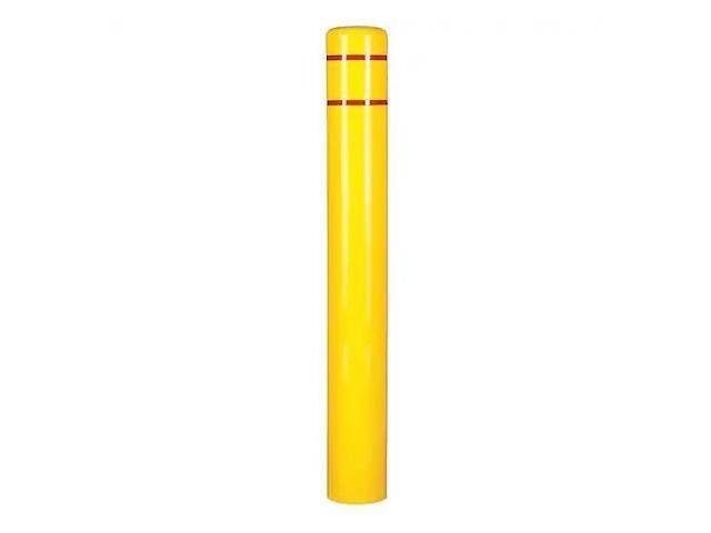 ZORO SELECT CL1386-A Post Sleeve,7 In Dia.,60 In H,Yellow