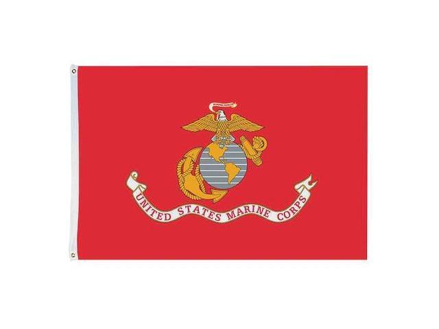 ANNIN FLAGMAKERS 603 US Marine Corps,5x8 Ft,Nylon