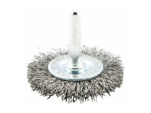 ZORO SELECT 66252838964 Wire Wheel Brush,Shank Mount,7/16'L Trim