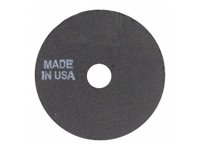 ZORO SELECT 05539509263 Abrasive Cut-Off Wheel, Type 1, 3 in Dia, 0.0625 in