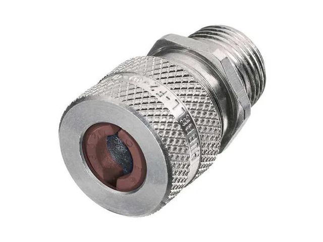 Cord Connector, NPT, 0.50-0.63 In, Alum