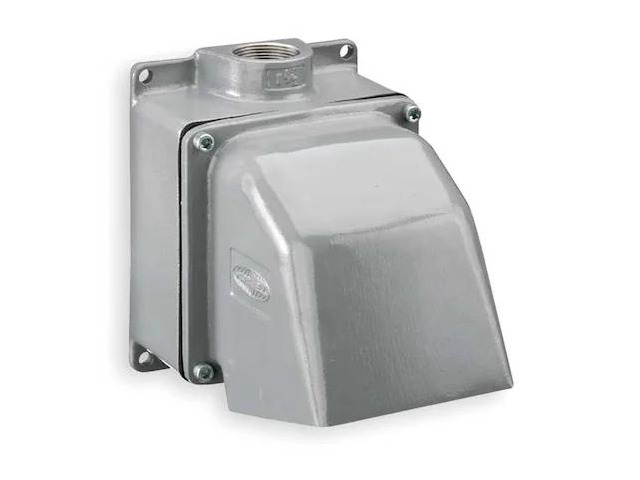 HUBBELL WIRING DEVICE-KELLEMS FW60/100 Pin & Sleeve Receptacle, 60/100 A, -
